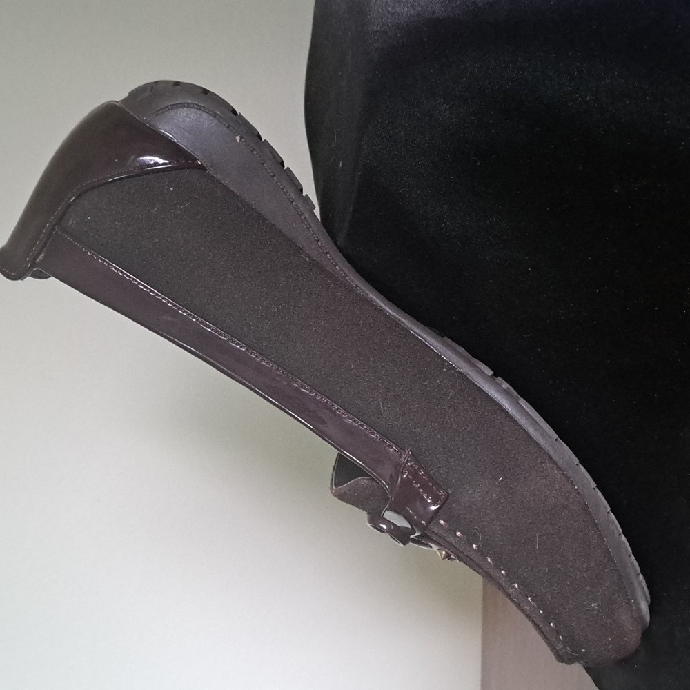 AVON Cushion walk NBW brown/ Shiny Slip in Woman loafer size 9 - Picture 11 of 11